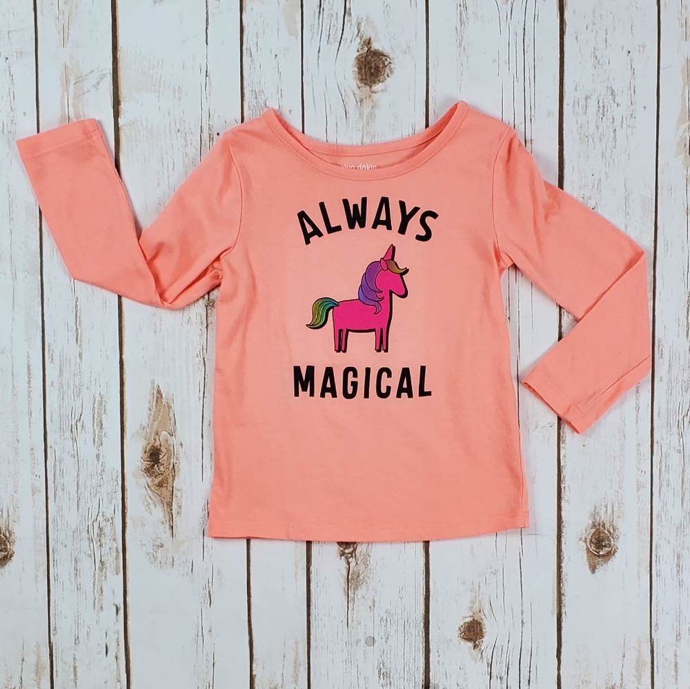 Toddler Girls Long Sleeve T-Shirt, Size 3T